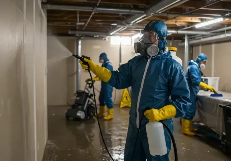 Basement Sanitization and Antimicrobial Treatment process in Glenn County, CA